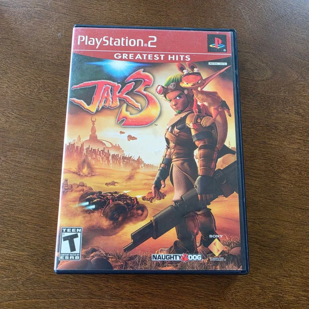 Jak 3 Video Game Red PlayStation 2 Greatest Hits CIB Action Adventure